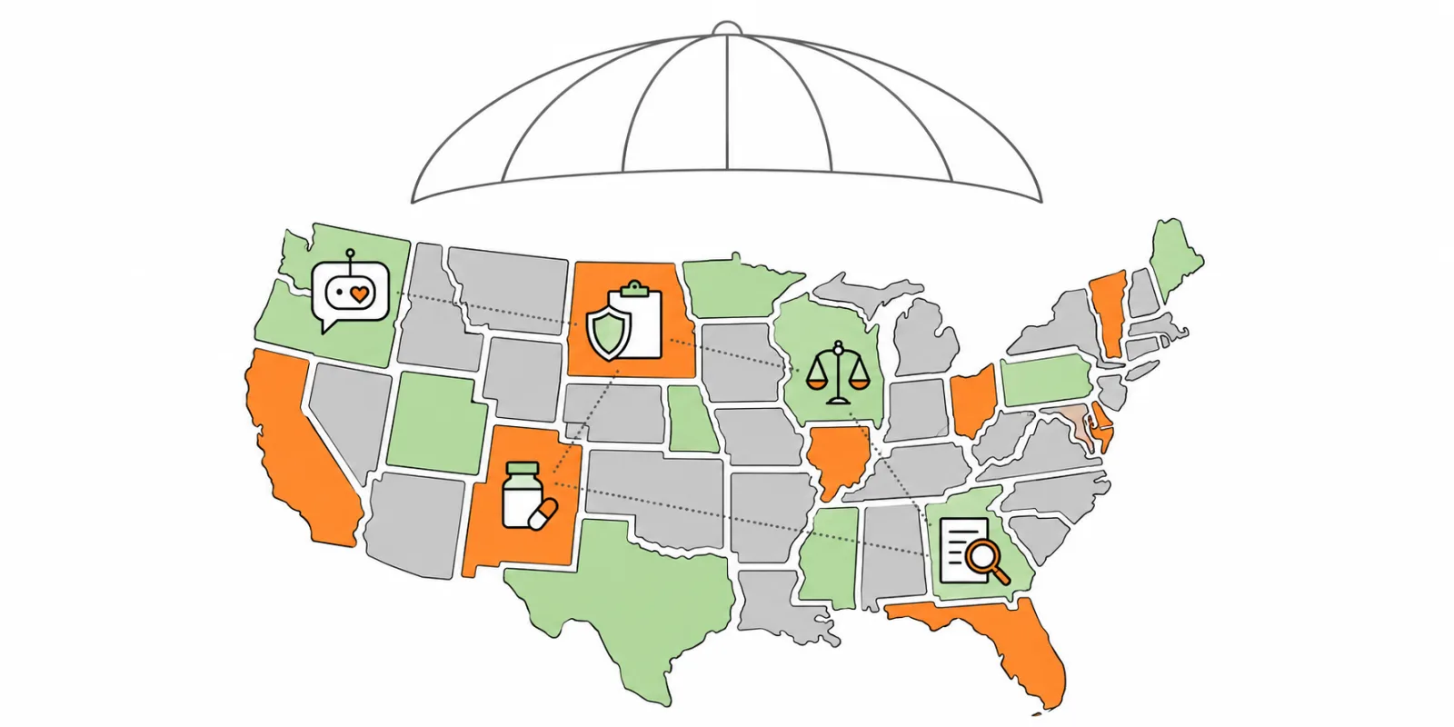 us states health ai laws 2